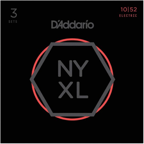 D'Addario NYXL1052-3P - NYXL 3-D pack 010 - 052